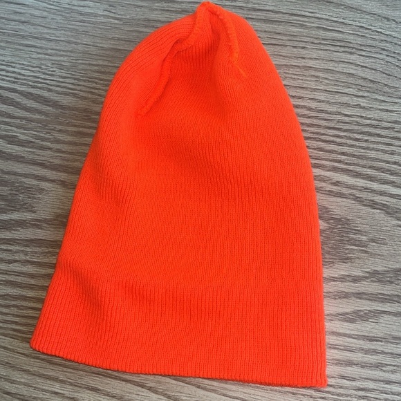 Carhartt beanie hat knit cap Bright Orange - Picture 6 of 6
